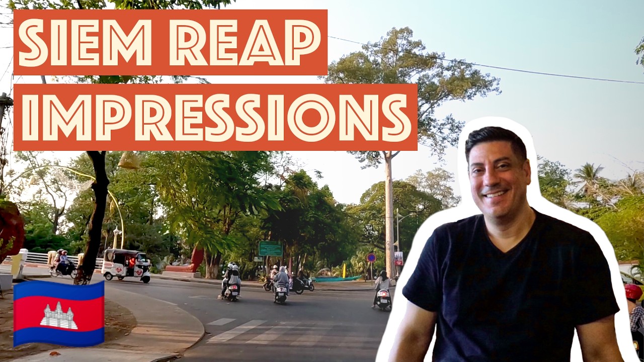 SIEM REAP FIRST IMPRESSIONS - MOTORBIKE #VLOG // Siem Reap, Cambodia