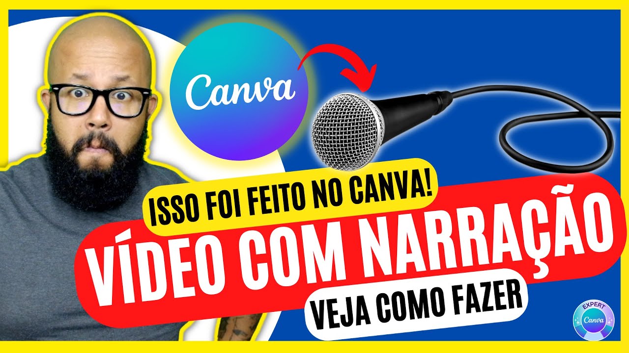 ANÚNCIO NARRADO CANVA 🔥 VEJA Como colocar VOZ no vÍdeo do CANVA GRÁTIS