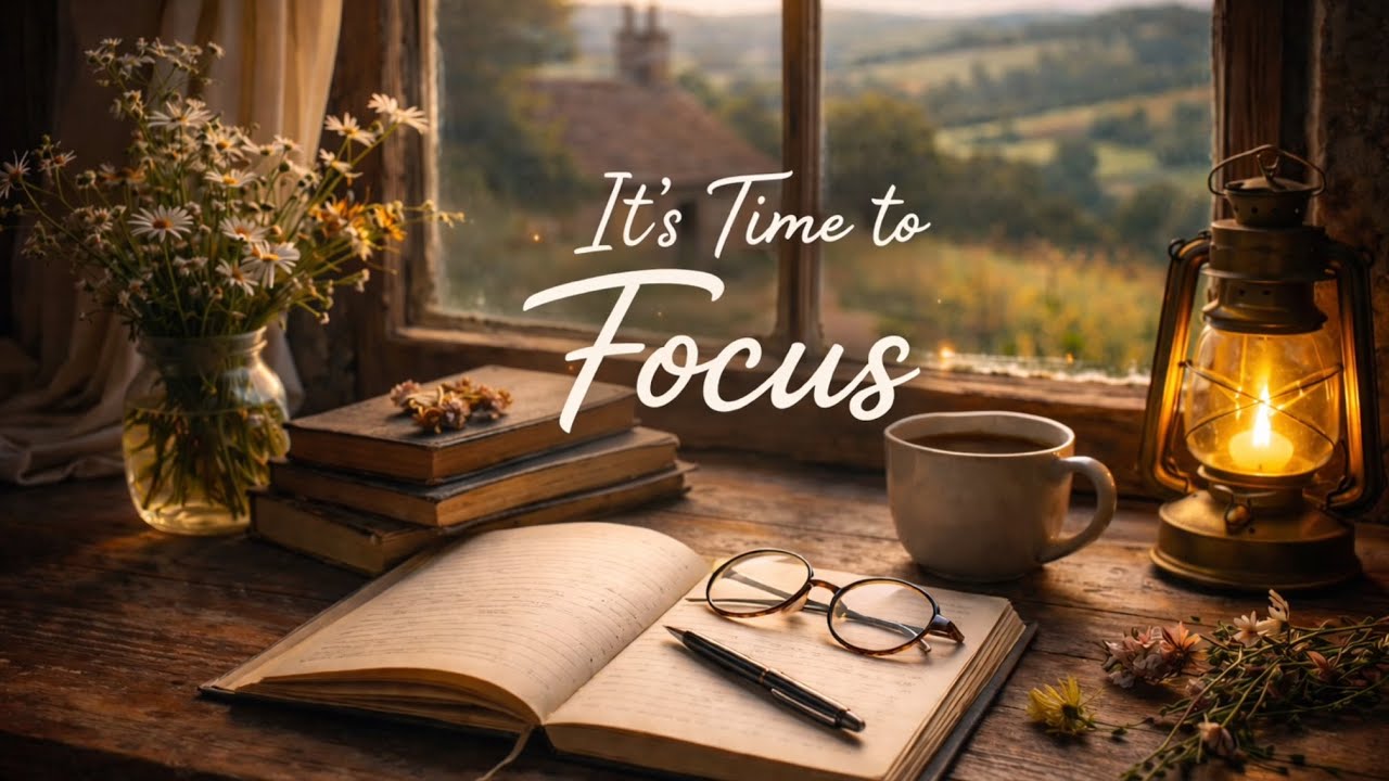 12 Hours Calm Piano Music for Focus & Study | Cozy Ambience (Live Ambience)