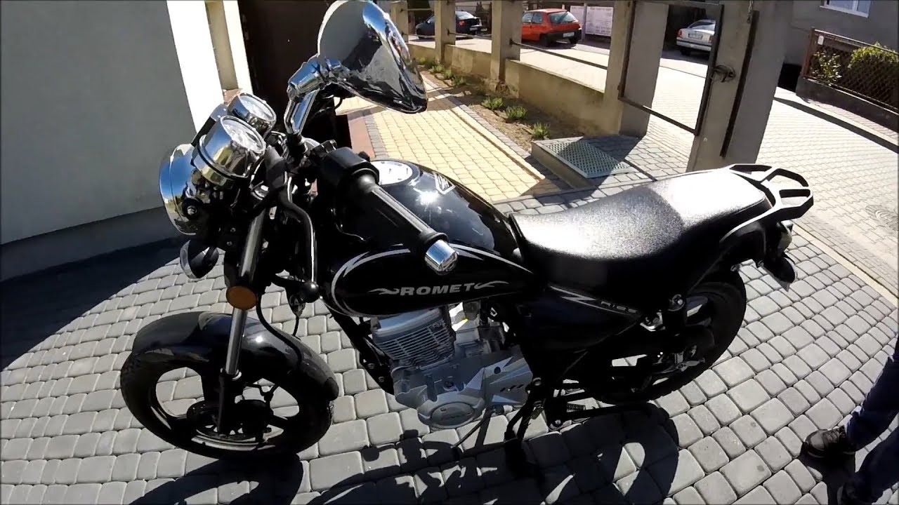 Romet Soft Chopper 125 Prezentacja|Wymiana oleju|Regulacja łańcucha|Jazda testowa