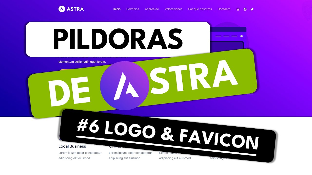 Curso Tema Astra #6 ✅ Cómo personalizar el Logo y Favicon de tu web en Astra 🔥