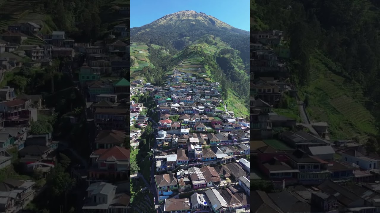 Breathtaking Mountain Views | Terraced Farms & Village Life - Indonesia Rural Life