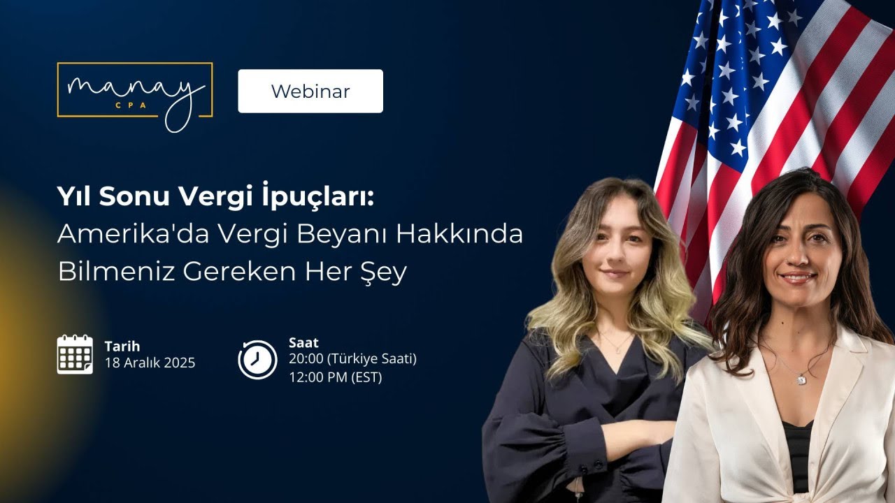 Yıl Sonu Vergi İpuçları: Amerika'da Vergi Beyanı Hakkında Bilmeniz Gereken Her Şey