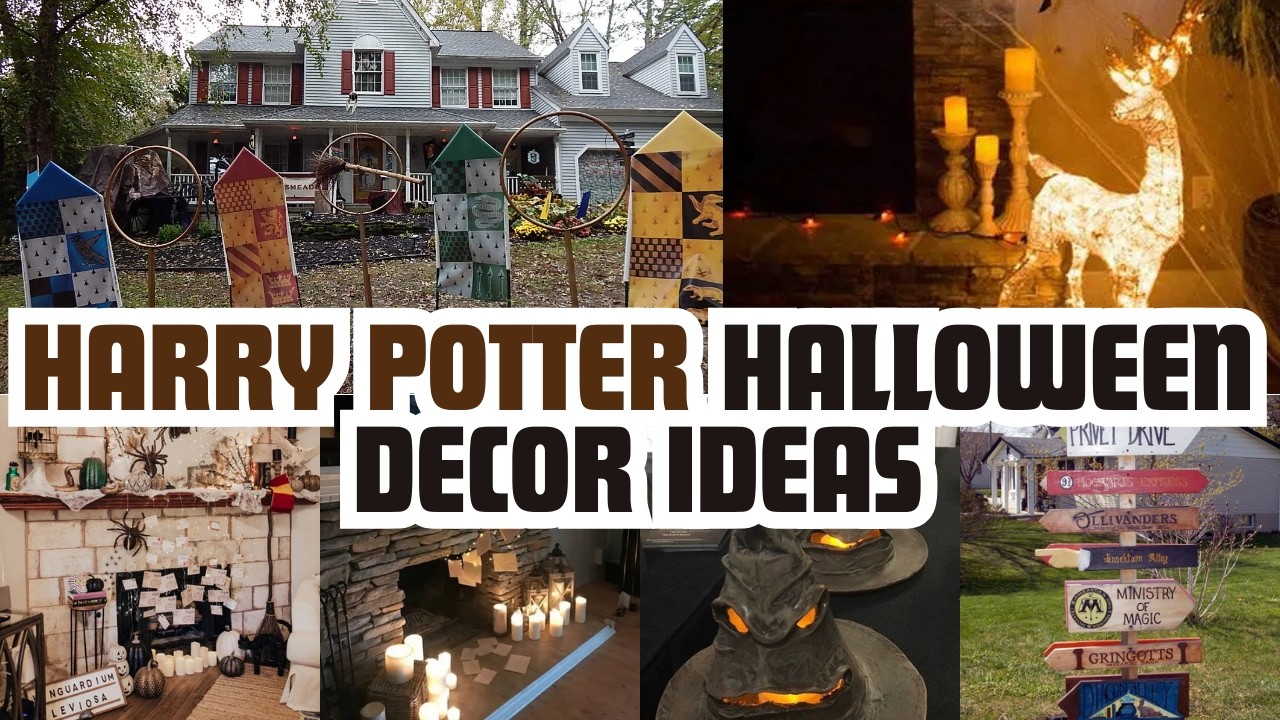 200 DIY Harry Potter Halloween Decorations Ideas: Hogwarts Inspired Home & Outdoor Decor