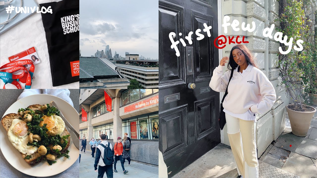 first few days of my master’s @ kcl 👩🏾‍💻🤍 this is harder than I thought... | london uni VLOG
