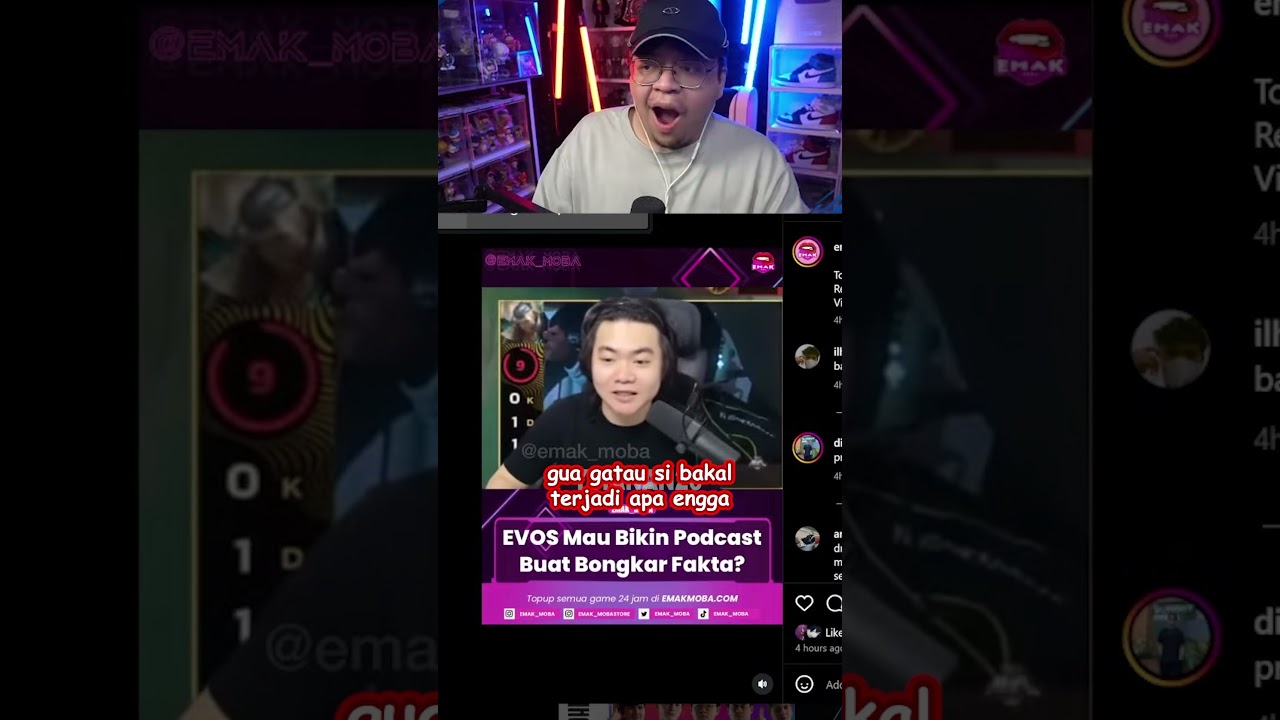 reaksi mas dean ketika age ngomong evos mau membongkar fakta 🤣