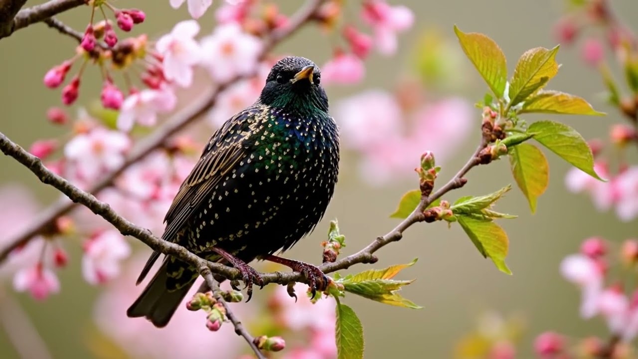 4K Peaceful Birdsong & Gentle Melody • 3 Hours Relaxing Nature Sounds for Deep Sleep & Meditation