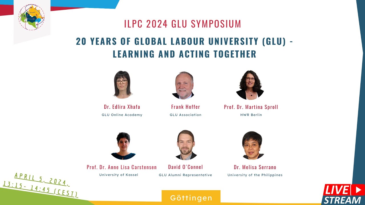 ILPC 2024 Symposium: 20 Years  of GLU - Learning and Acting Together