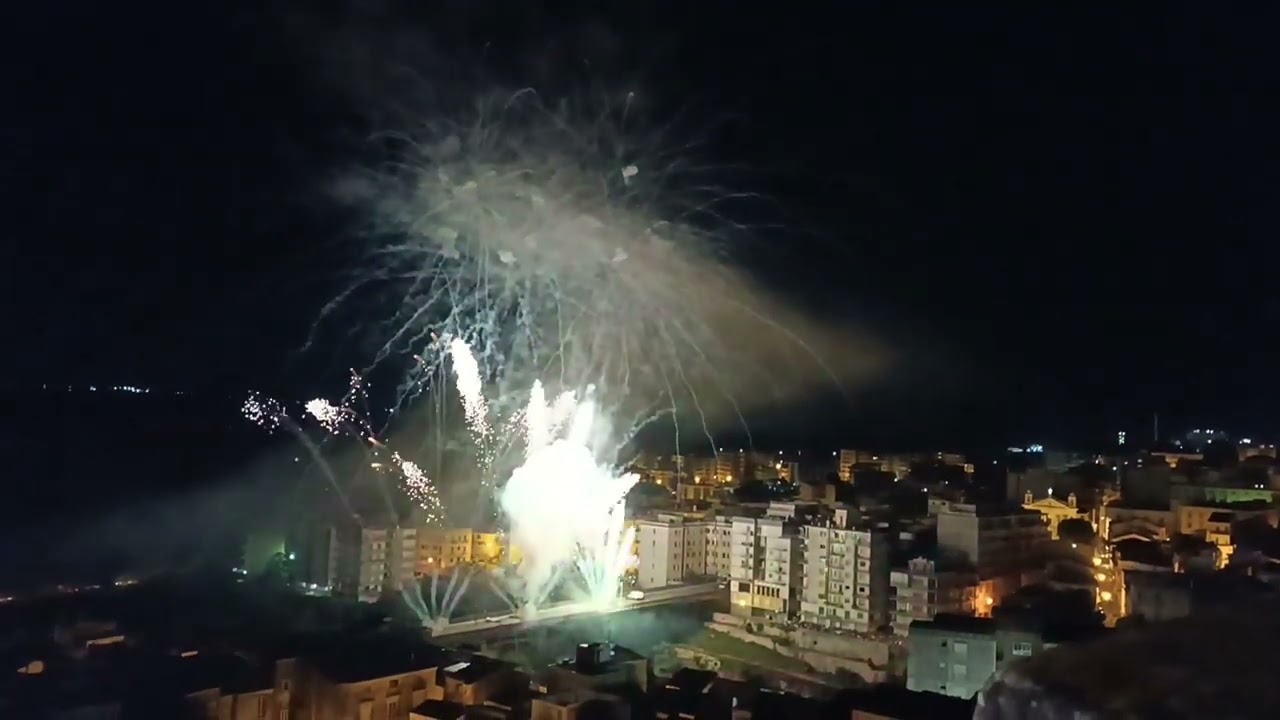 Ragusa - San Giovanni 2024 - Spettacolo pirotecnico di Mezzanotte