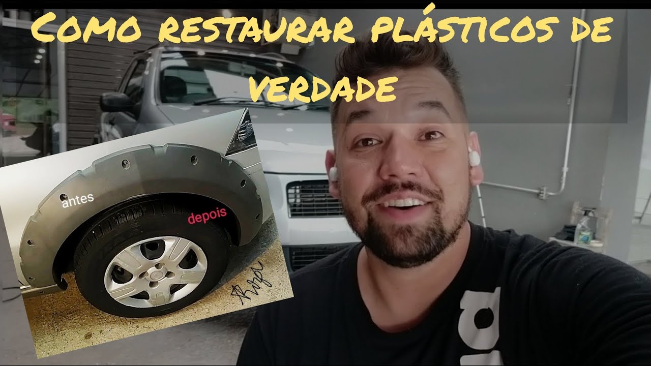 COMO RESTAURAR PL&Aacute;STICOS DE VERDADE simples e facil revitalizar ZR53