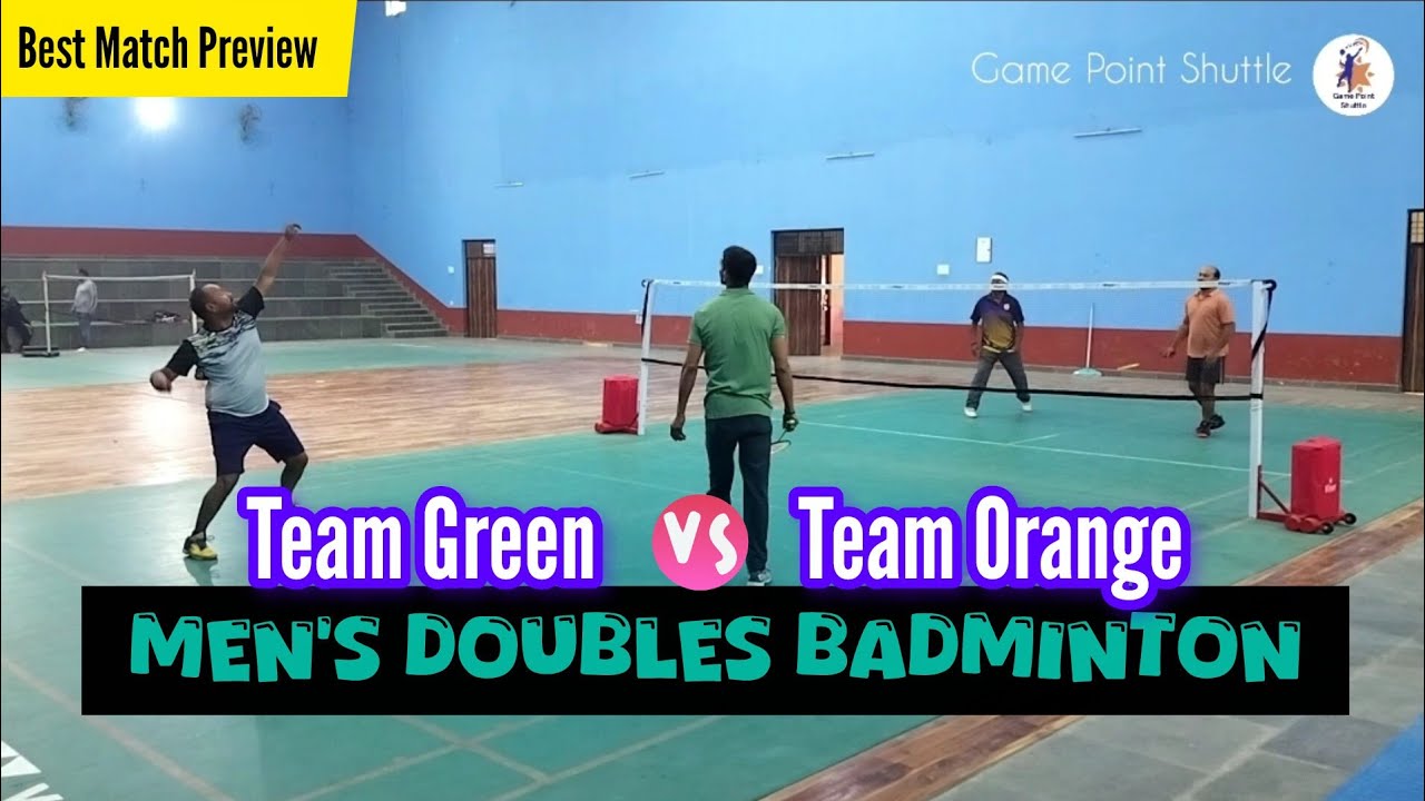 🔥बहुत ही रोमांचक मुकाबला🏸🔥Men's Doubles #match #badminton #video #sports #smash #viral #trending 