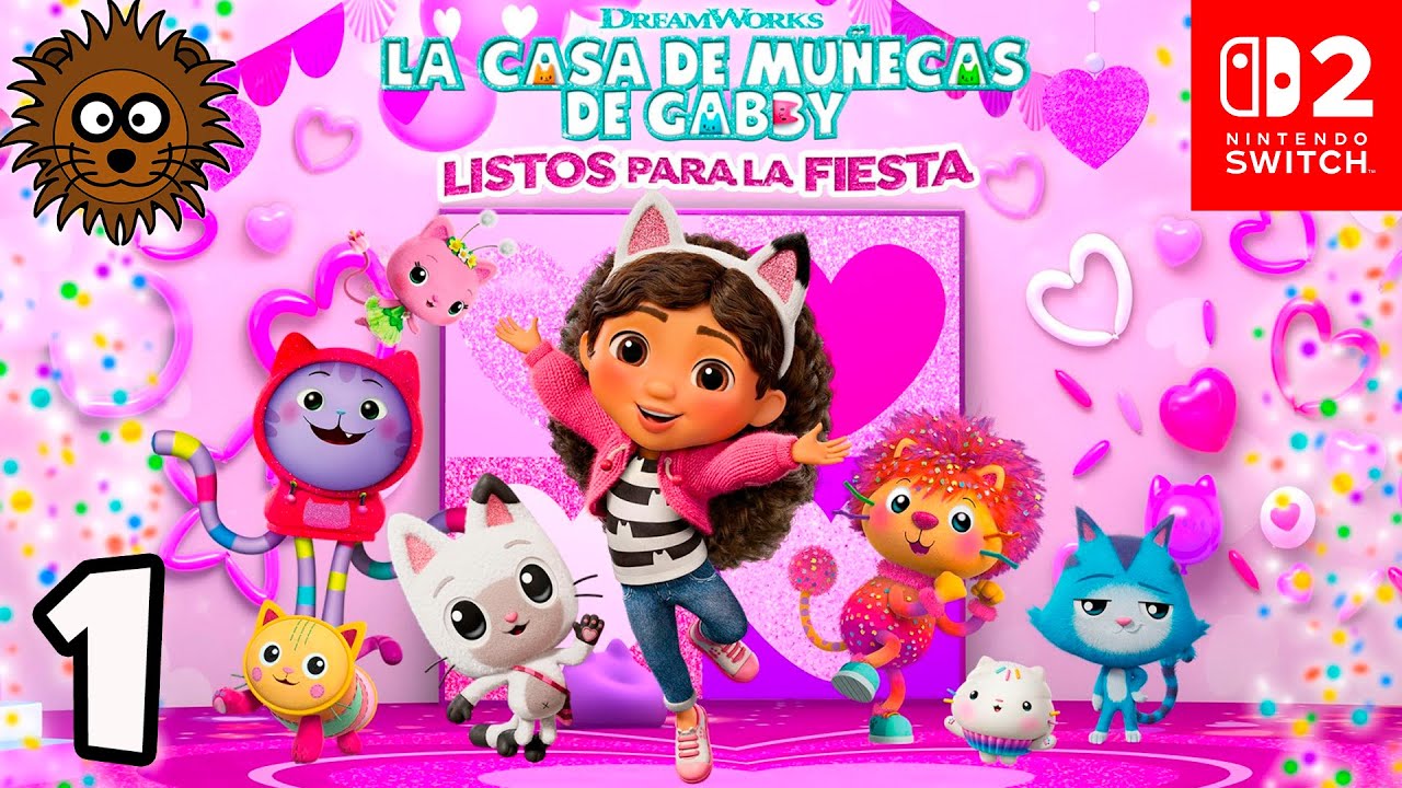 Gabby y La Casa de Muñecas Listos para la Fiesta en Español Latino: Episodio 1 - Nintendo Switch 2