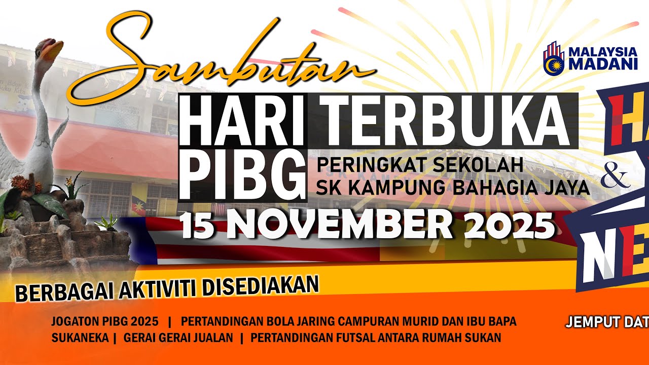SAMBUTAN HARI TERBUKA PIBG 2025 & HARI SUKAN NEGARA