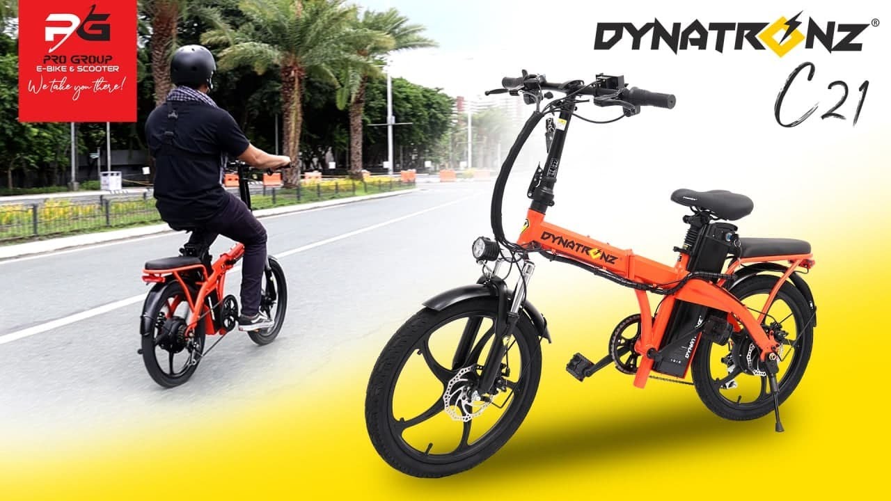 Product Feature: Dynatronz C21 Electric Bike (Orange Colorway)