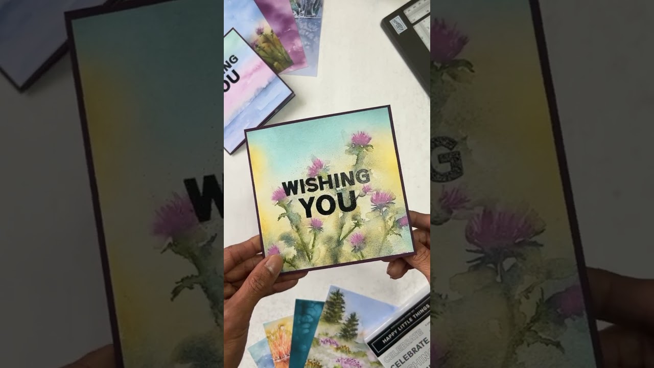 Opening a Double Page Pop Up Card 
