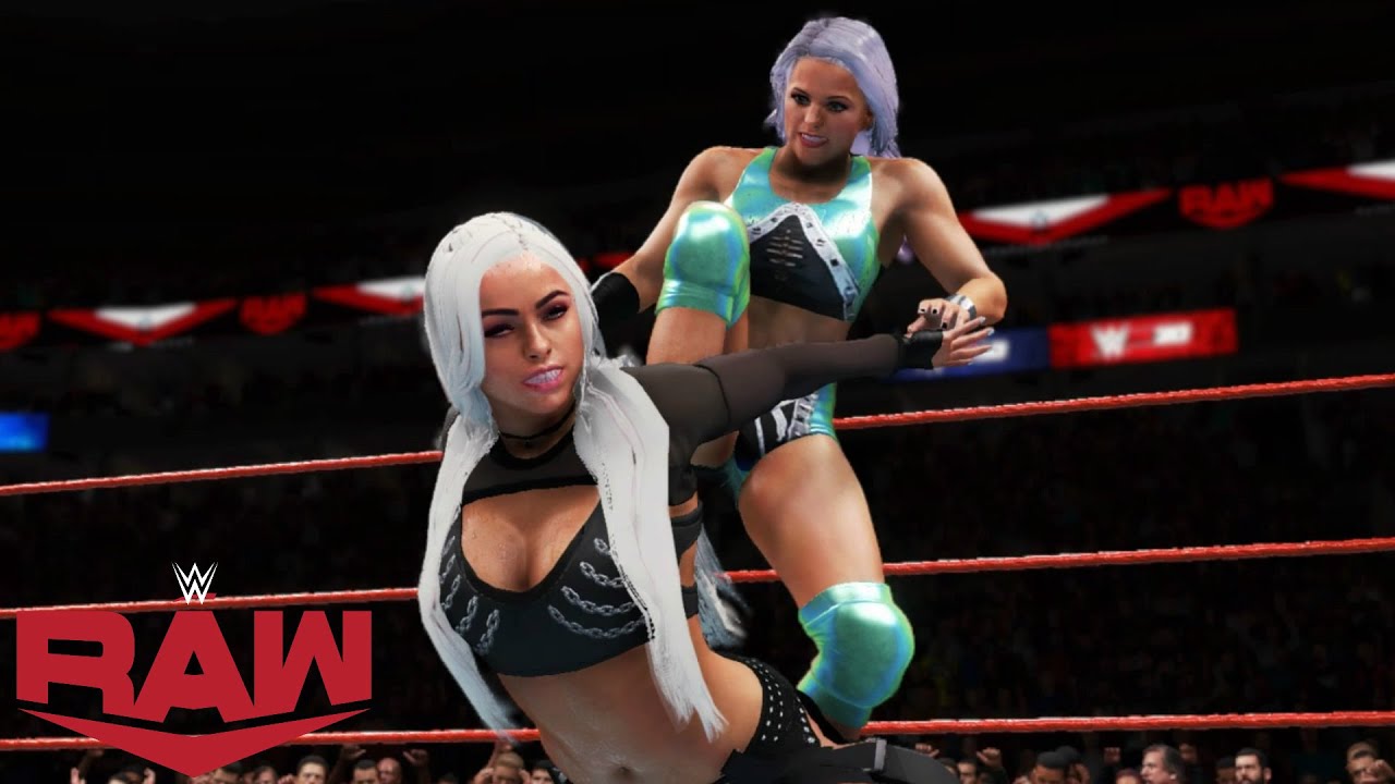 WWE 2K20 RAW RUBY RIOTT VS CANDICE LERAE