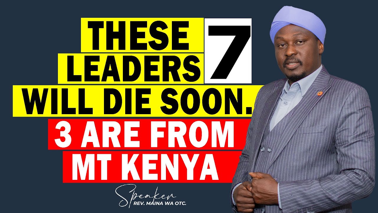 TOUGH PROPHESY! KURI NA ATONGORIA 7 MEKWEHERIO NI NGAI NAIHEENYA.3 NIA MT KENYA | REV. MAINA  WA OTC