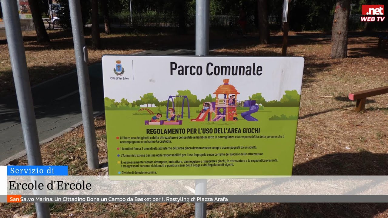 San Salvo Marina: restyling di piazza Arafat