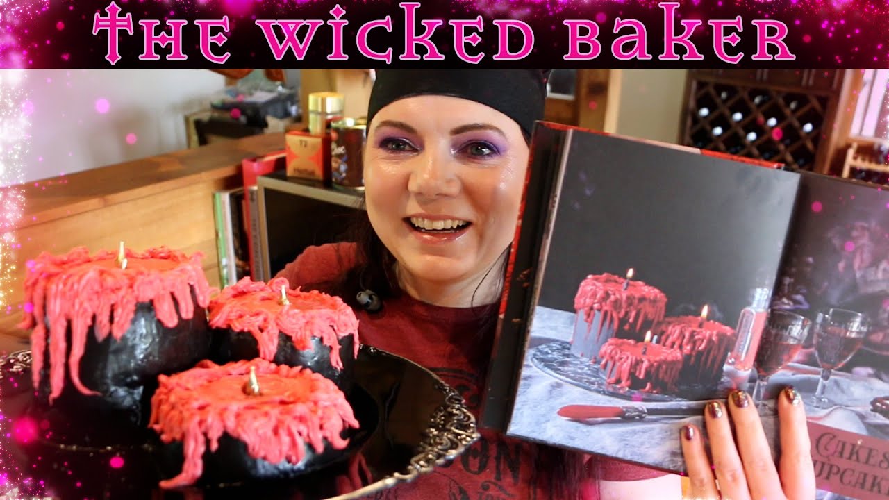 Vampire Candle Cake from The Wicked Baker - Upload from Lady of Faewood