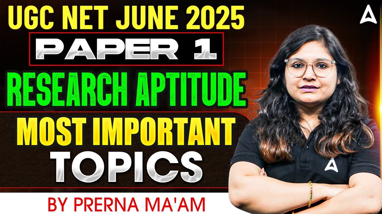 UGC NET Paper 1 Research Aptitude Most Important Topics | By Prerna ma'am