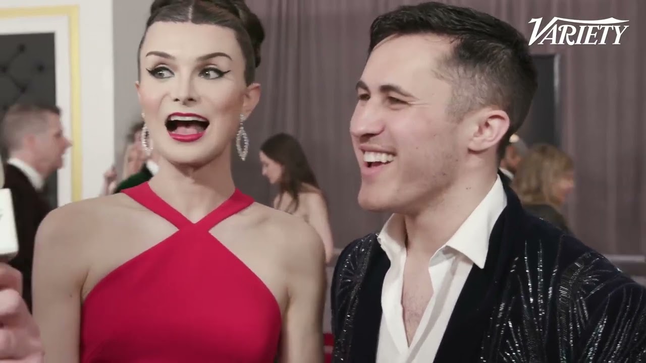 Chris Olsen and Dylan Mulvaney react if they met Harry Styles at #grammys2023 #dylanmulvaney