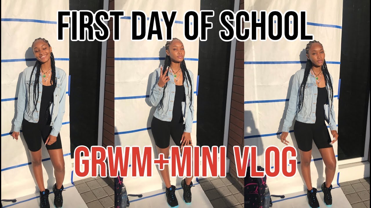 Night Before Pamper/ First Day Of School GRWM (senior year )