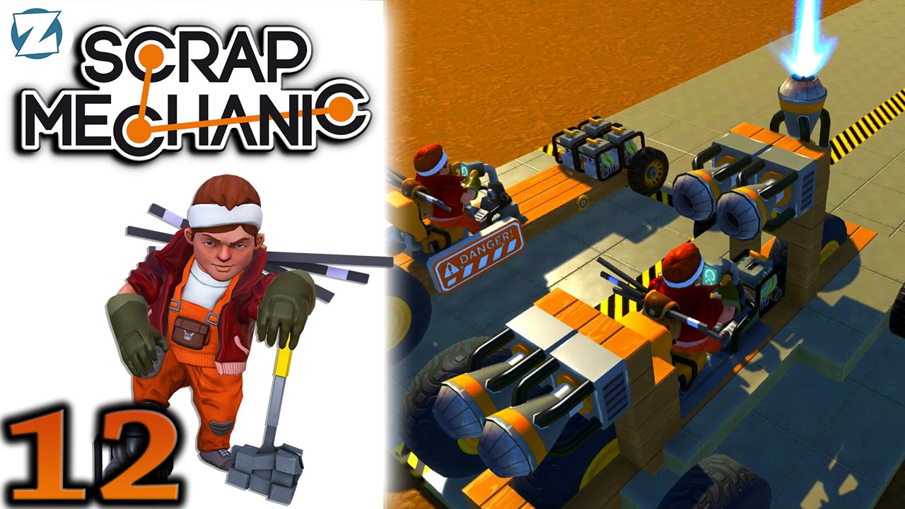Scrap Mechanic Gameplay - Ep 12 - Drag Racing