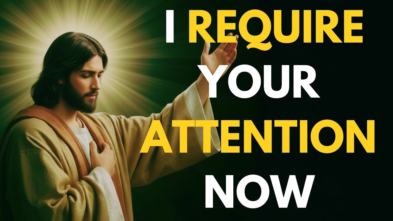 GOD NEEDS TO SPEAK WITH YOU | MESSAGE FROM GOD TODAY | GOD'S MESSAGE | GOD SAYS | GOD TALKS