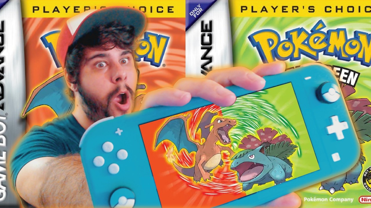 URGENTE: Pokémon FIRERED LEAFGREEN chegando no Nintendo Switch!
