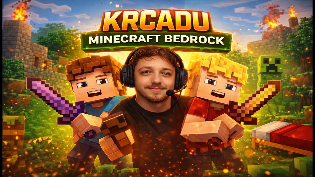 🔥 AO VIVO AGORA — Minecraft com desafios insanos 😱⛏️