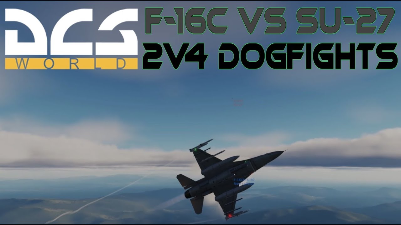 F16 2v4 Dogfight Tutorial Mission | DCS World