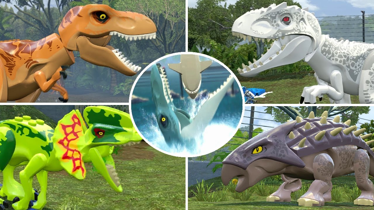 All Dinosaurs in LEGO Jurassic World