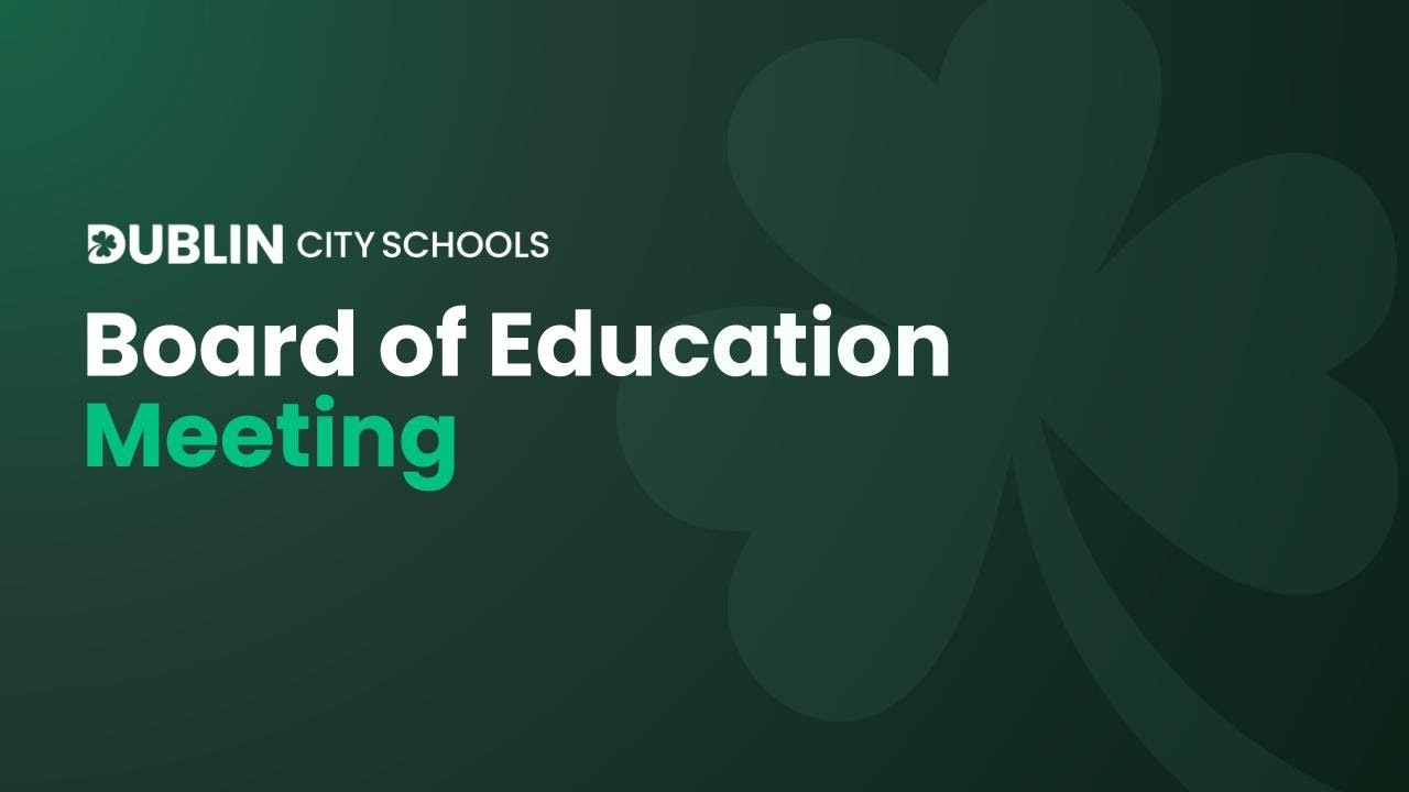 Board of Education Meeting:  March 16, 2026