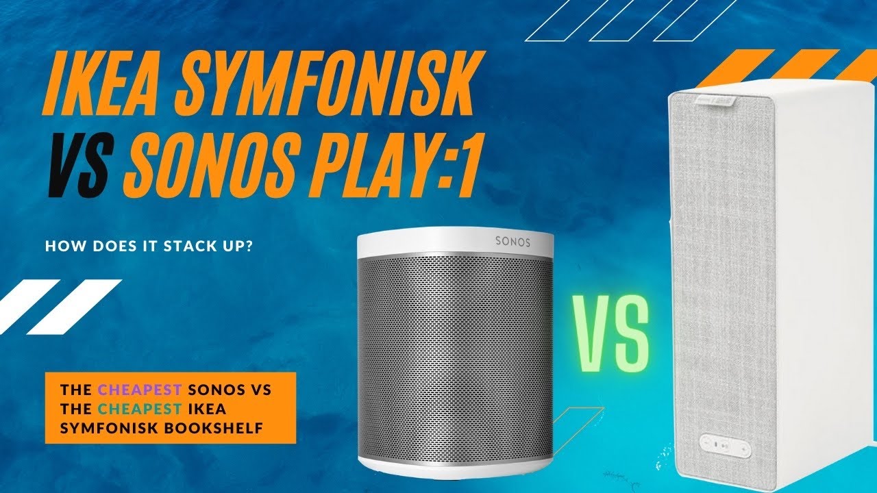 IKEA Symfonisk Bookshelf против Sonos Play:1 (с тестированием частотной характеристики)