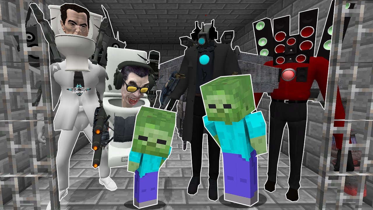 MEGA SKİBİDİ TUVALET HAPİSHANESİNDEN KAÇIYORUM 😱 - Minecraft