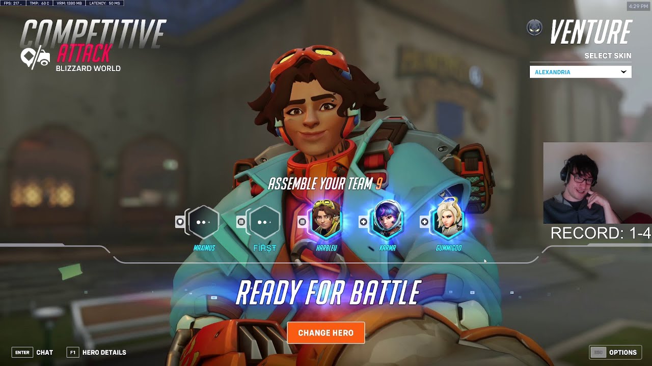 [9/26/24 VOD] Harbleu Plays Overwatch 2 