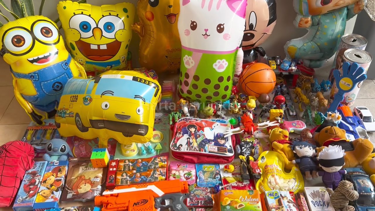 Hunting Harta Karun Jajanan Ice Cream Stitch Transformer Kungfu Panda Cocomelon Paw Patrol Pokemon56