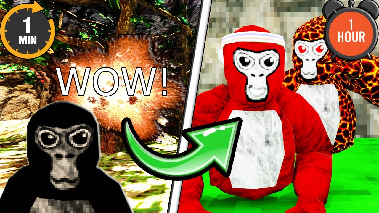 1 MINUTE VS 1 HOUR GORILLA TAG THUMBNAIL!!!