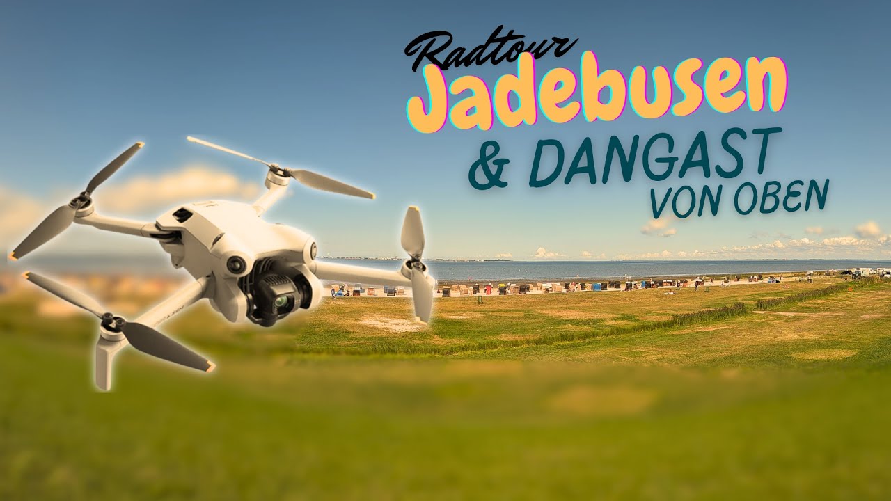 Radtour am Jadebusen & Dangast von oben