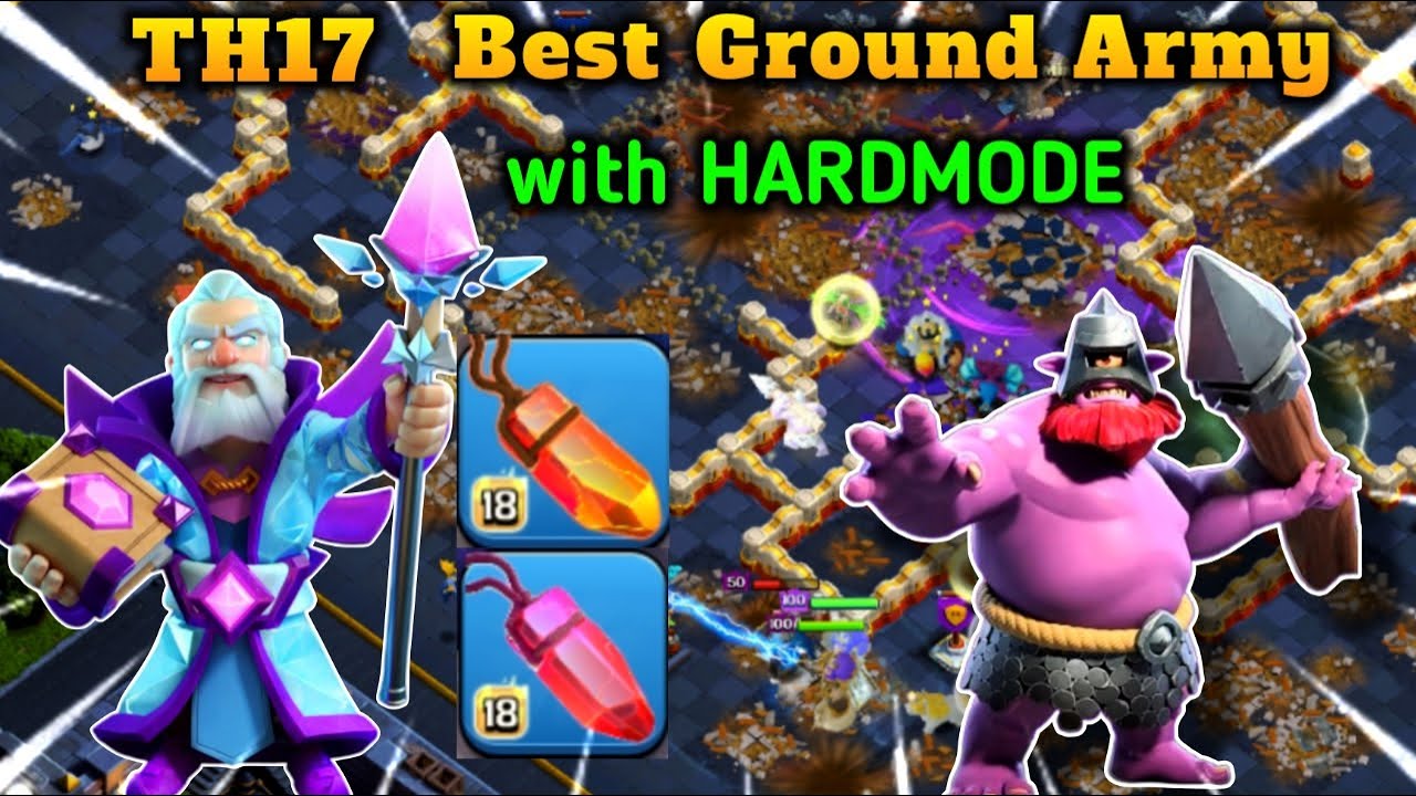 TH17 Best Ground Attack Strategy | TH17 Thrower Attack strategy | Tamil | Vicky Gaming