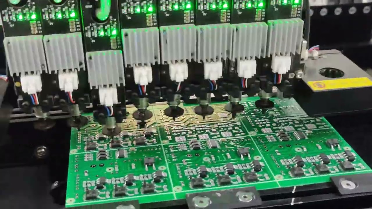 NeoDen N8 Mounting Controller Boards At A Grain Sorting Machine Factory At Coimbatore