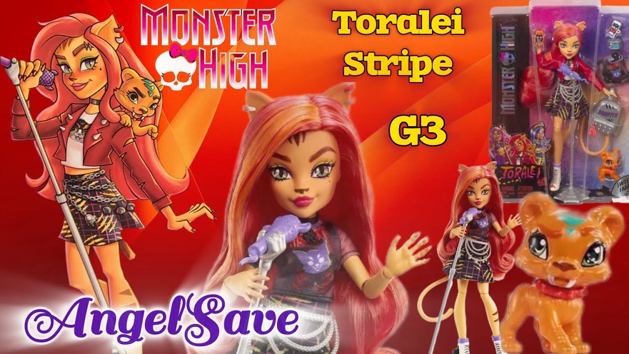 Toralei Stripe  Doll Monster high G3 Review Español.