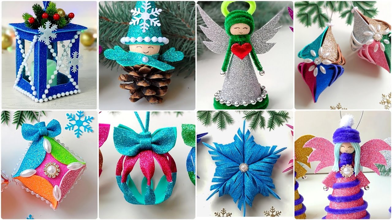 🔥9 DIY Christmas craft idea🎄Christmas Decorations 🎄 Christmas tree toys 🎀 Christmas ornaments