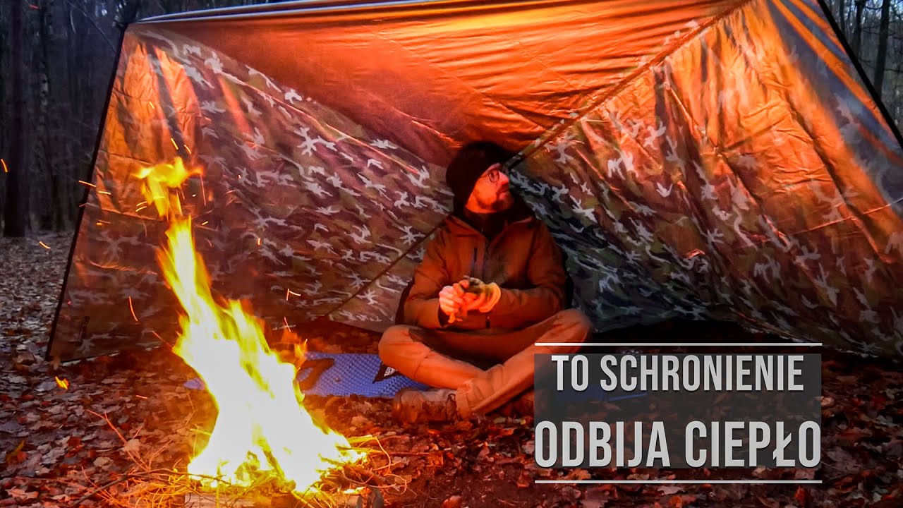 Mroźny biwak solo, złamana piła i nowy tarp