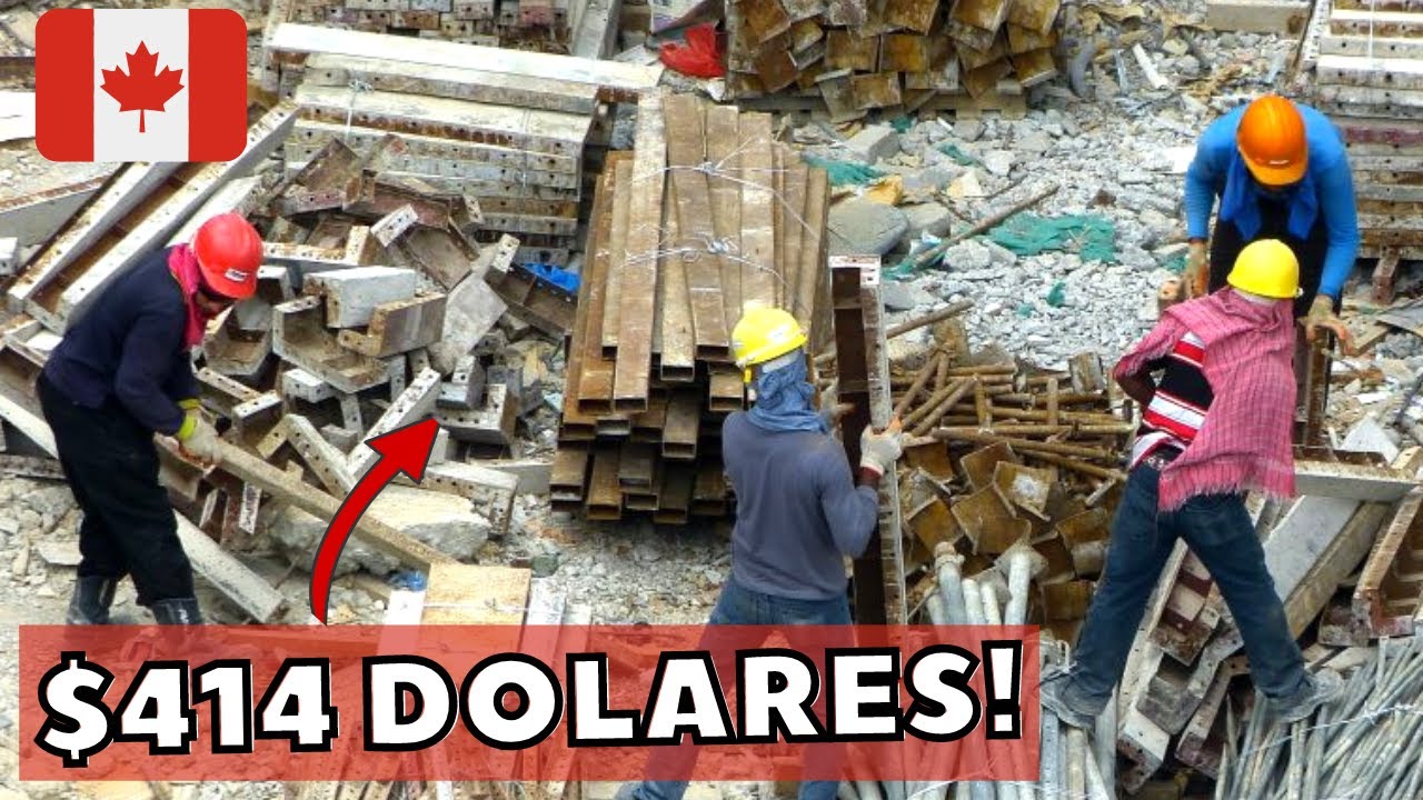 Lo que tiran a la basura en las contrucciones en Canada. :( VOY A JUNTARLO TODO Y VENDERLO!