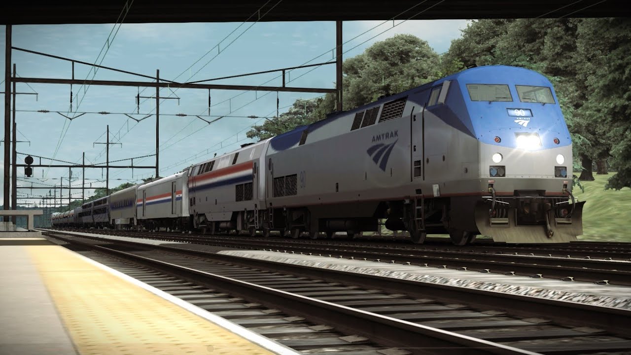 TSC Retro: Amtrak Trains in Newark, DE (2001)