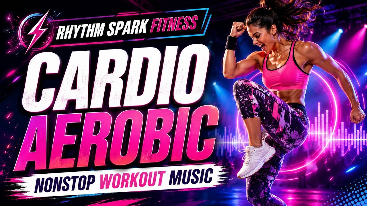INTENSE CARDIO AEROBIC 🔥 NO STOP BURN | High Energy Workout Music