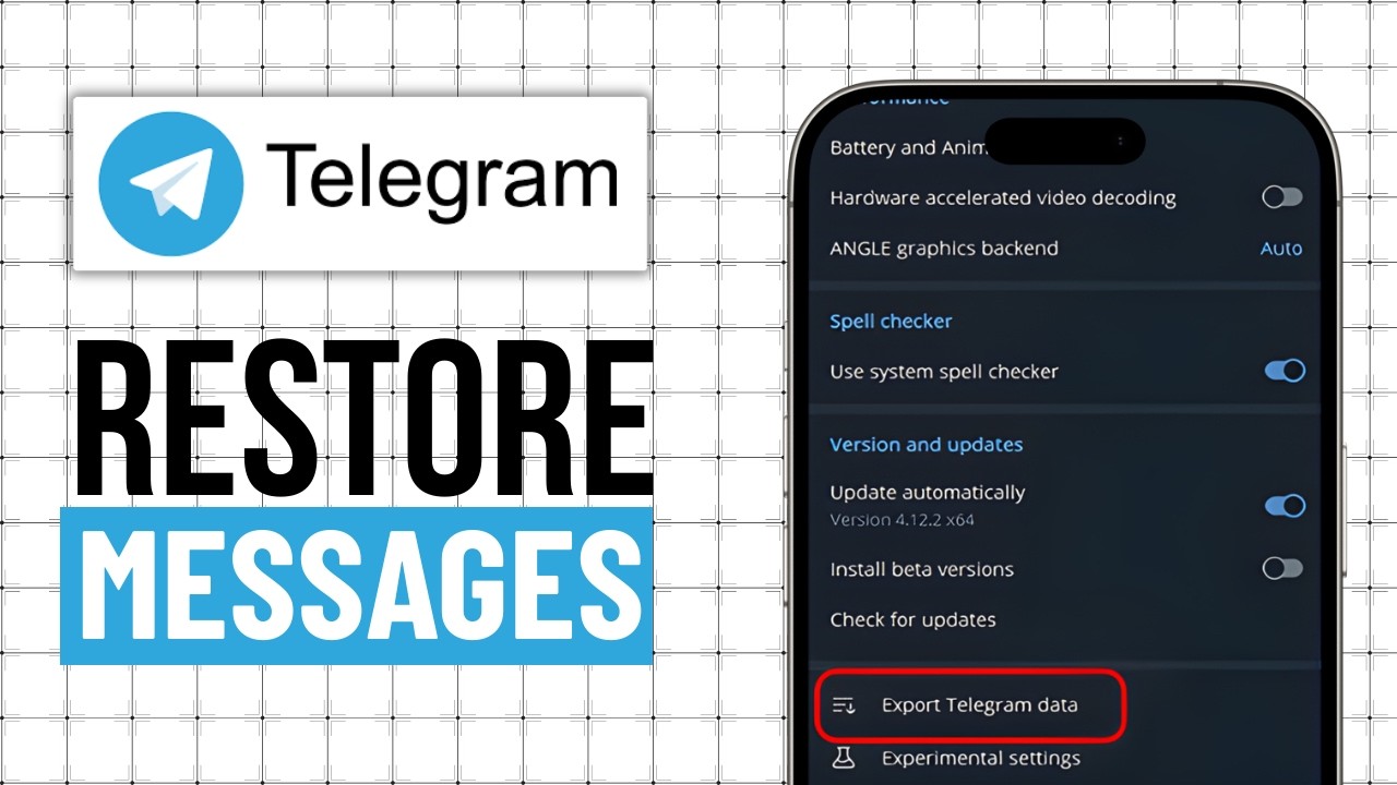 Как восстановить удалённый чат в Telegram (пошаговая инструкция)