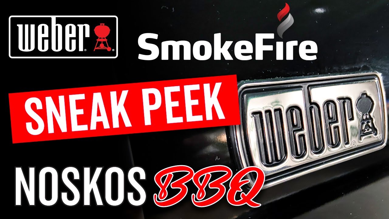 Weber SmokeFire een voorproefje van deze pelletbarbecue