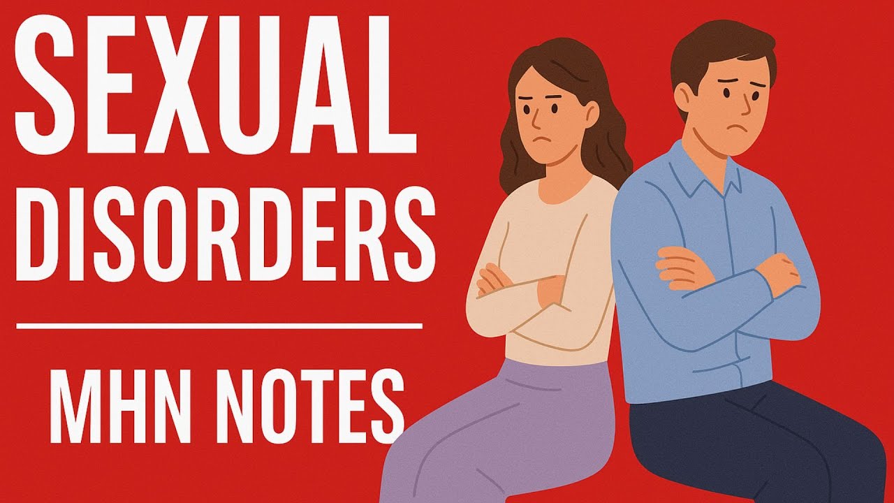 Sexual disorders | Mental Health Nursing | MHN Notes | 
